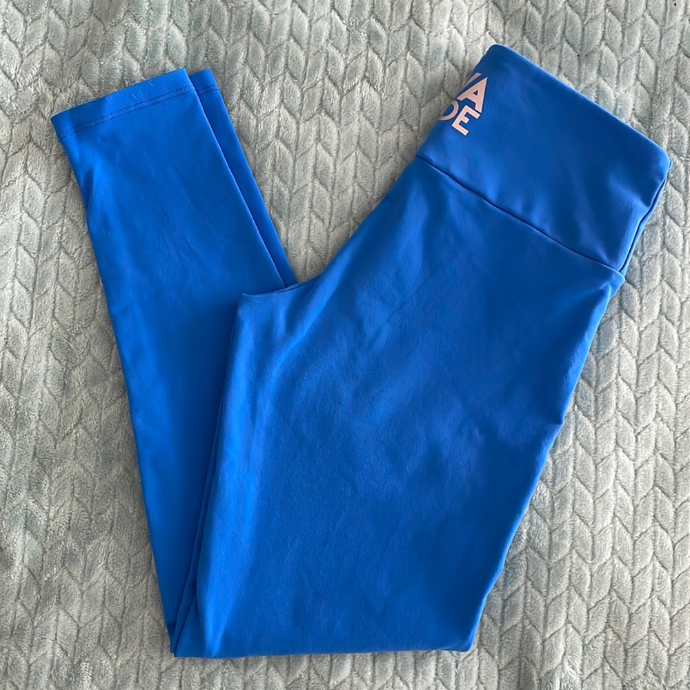 Diva Mode Blue Yoga Leggings Size Small